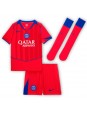 Billige Paris Saint-Germain Nuno Mendes #25 Tredjedraktsett Barn 2025-26 Kortermet (+ Korte bukser)